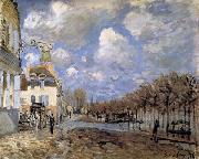Alfred Sisley Flood at Port-Marly Spain oil painting artist